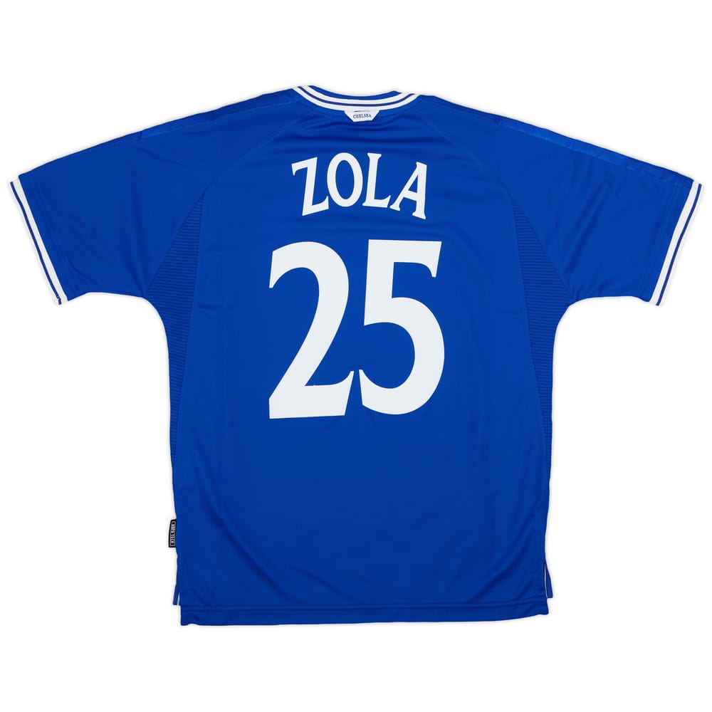 1999-01 Chelsea Home Shirt Zola #25 (L)