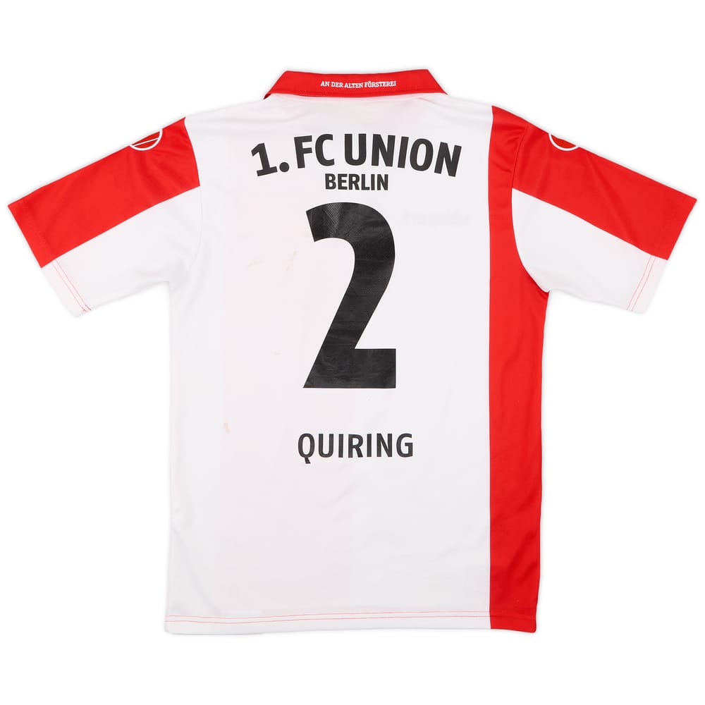 2012-13 Union Berlin Home Shirt Quiring #2 - 6/10 - (M)