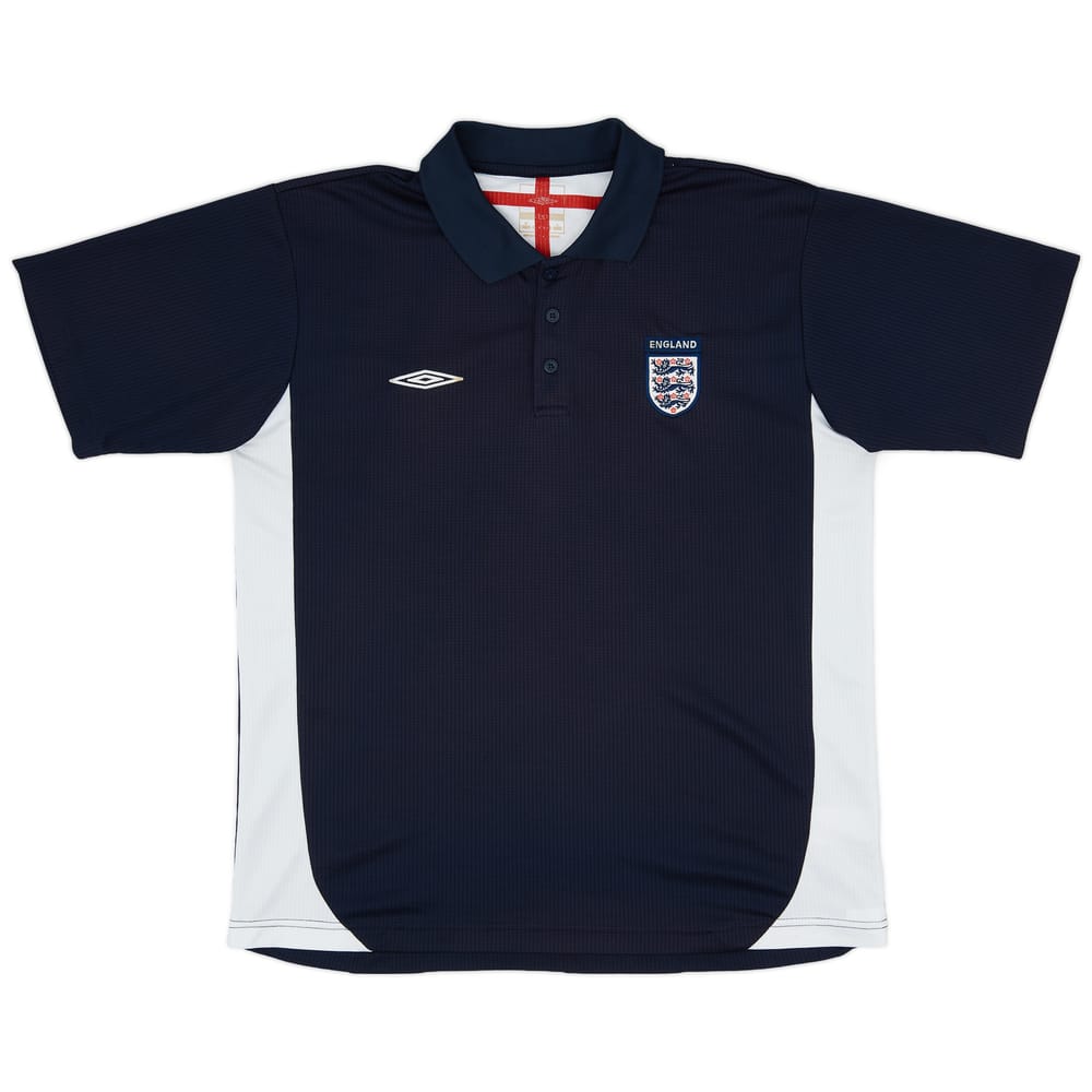 2008-09 England Umbro Polo Shirt - 9/10 - (M)