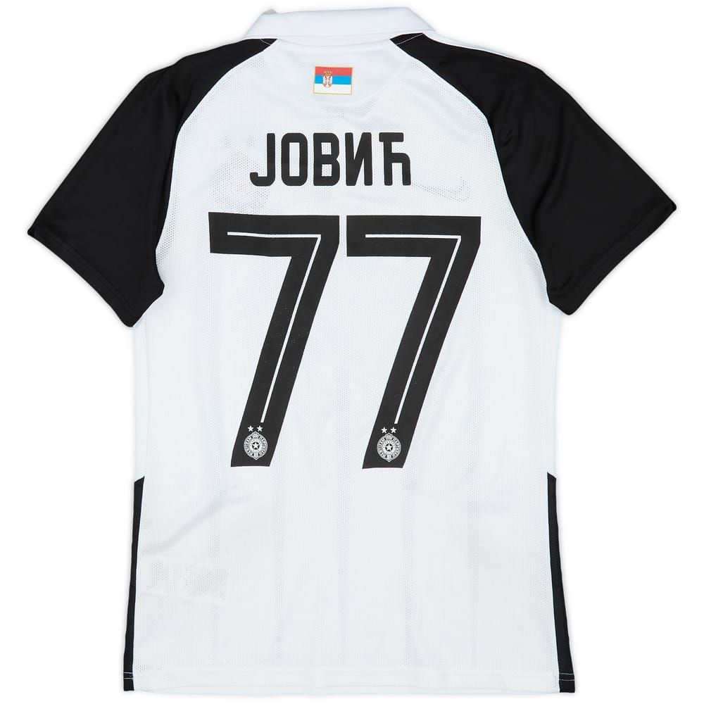 2021-22 Partizan Belgrade Home Shirt Jovic #77 - 9/10 - (S)