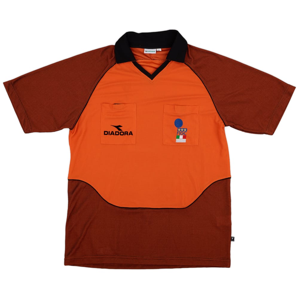 1999-00 Italy FIGC Diadora Referee Shirt - 9/10 - (XL)