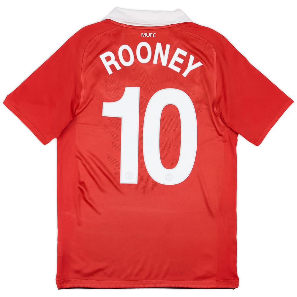 2010-11 Manchester United Home Shirt Rooney #10 - 5/10 - (S)
