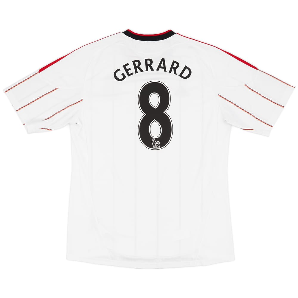 2010-11 Liverpool Away Shirt Gerrard #8 - 8/10 - (L)