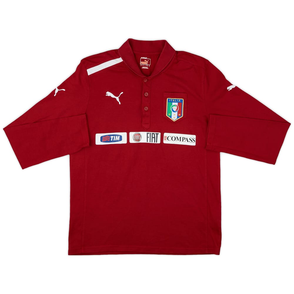 2011-12 Italy Puma Polo L/S Shirt - 9/10 - (S)