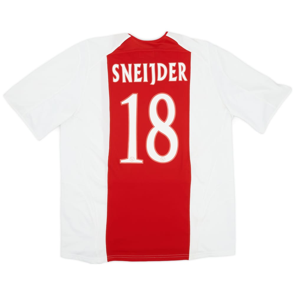 2005-06 Ajax Home Shirt Sneijder #18 - 8/10 - (XL)