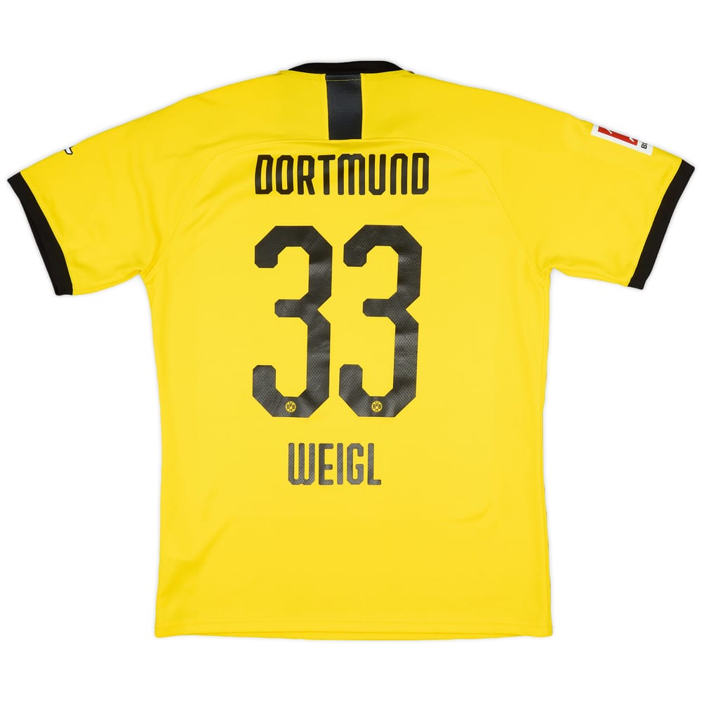 2019-20 Borussia Dortmund Home Shirt Weigl #33 - 7/10 - (L)