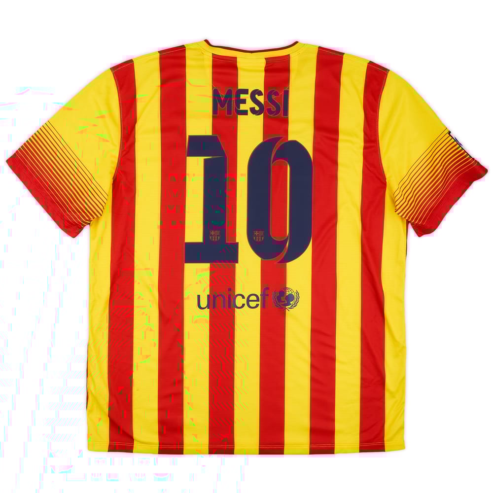 2013-15 Barcelona Away Shirt Messi #10 (XXL)