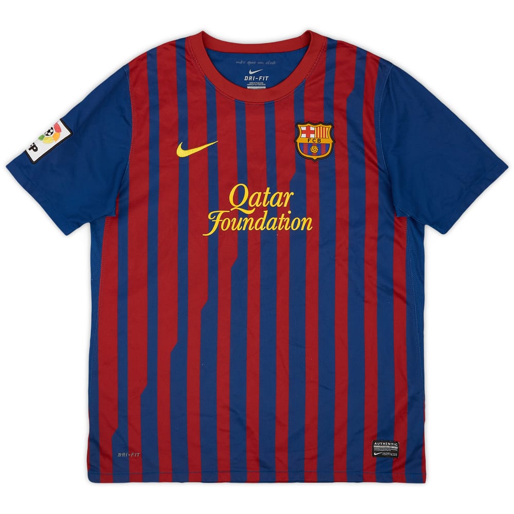 2011-12 Barcelona Home Shirt - 8/10 - (XL.Boys)