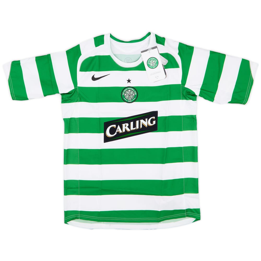 2005-07 Celtic Home Shirt (L.Boys)