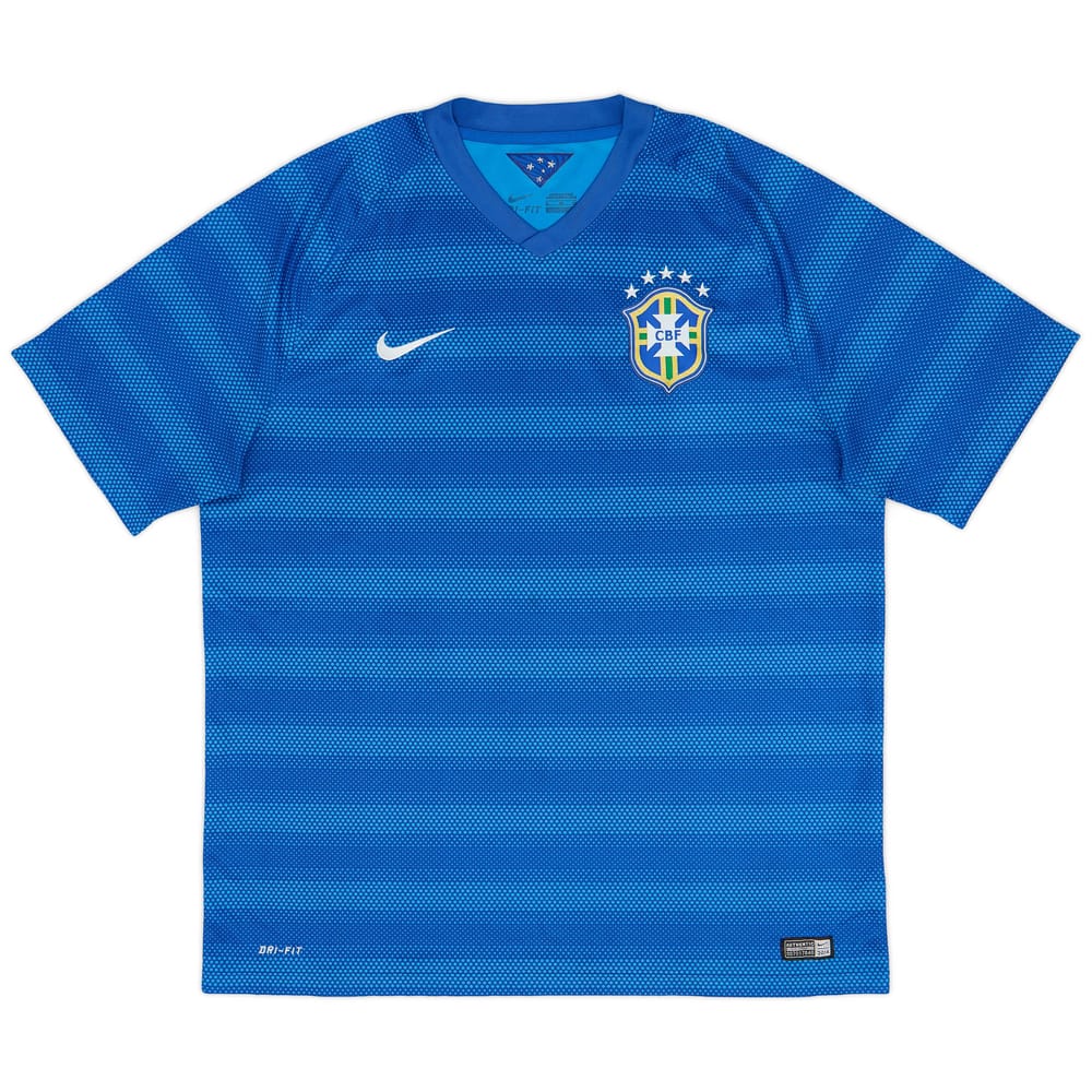 2014-15 Brazil Away Shirt - 9/10 - (XL)