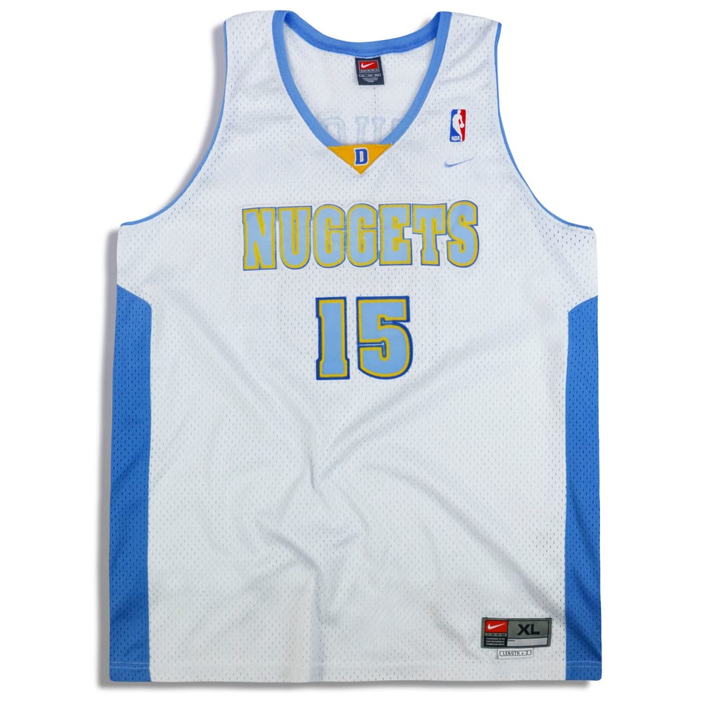 2003-04 Denver Nuggets Anthony #15 Nike Swingman Jersey (Home) XL