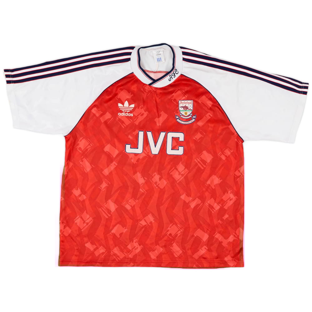 1990-92 Arsenal Home Shirt - 7/10 - (L/XL)
