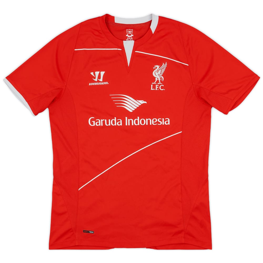 2014-15 Liverpool Warrior Pre-Match Training Shirt - 9/10 - (M)