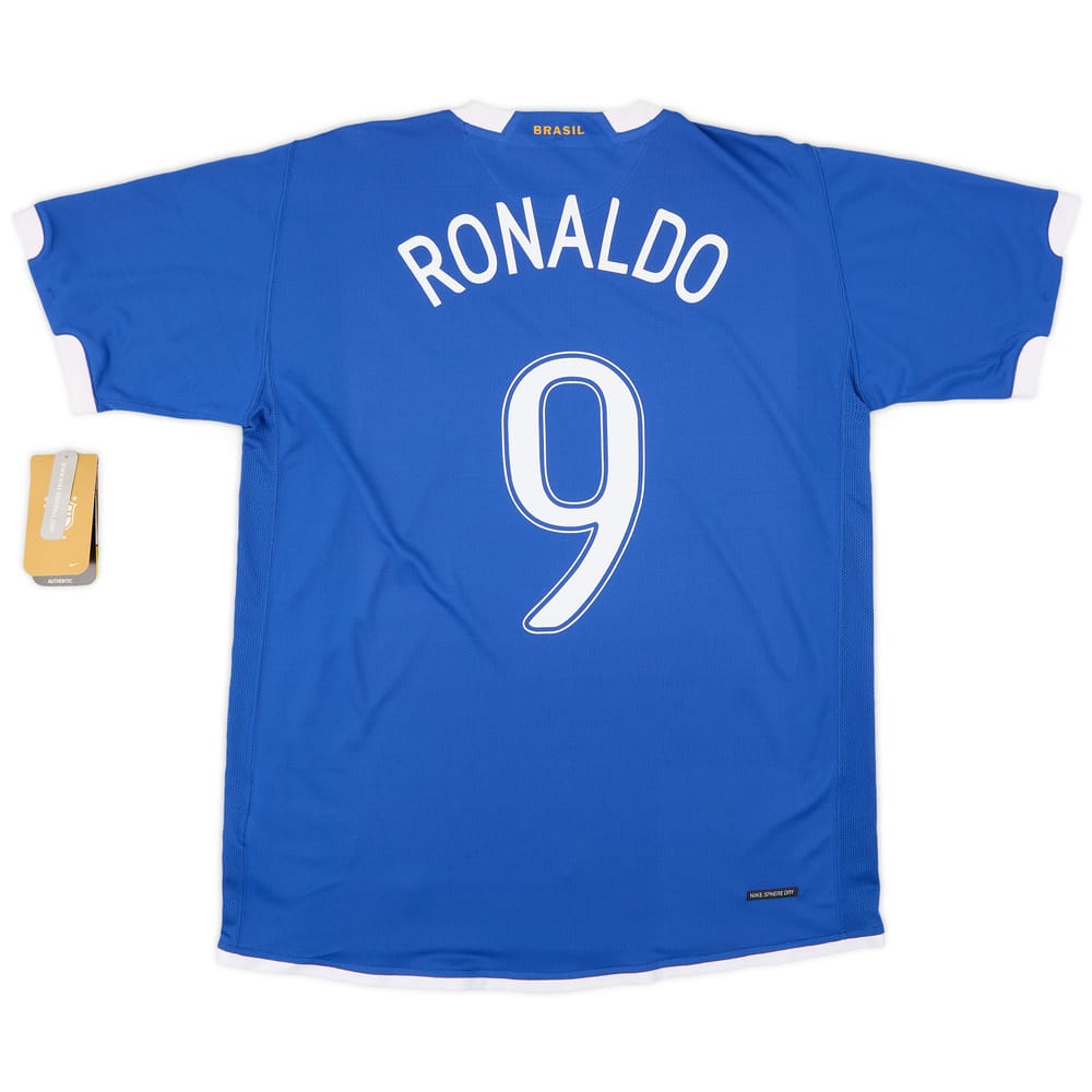 2006-07 Brazil Away Shirt Ronaldo #9 (L)