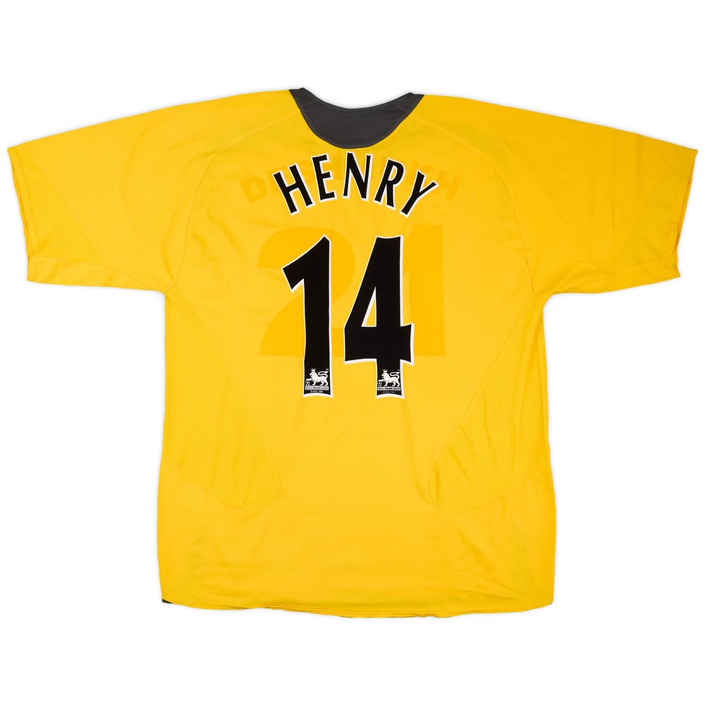 2005-06 Arsenal Away Shirt Henry #14 - 4/10 - (XL)