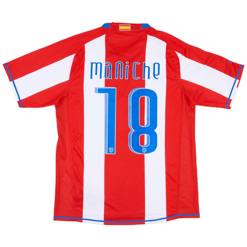 2007-08 Atletico Madrid Home Shirt Maniche #18 (M)