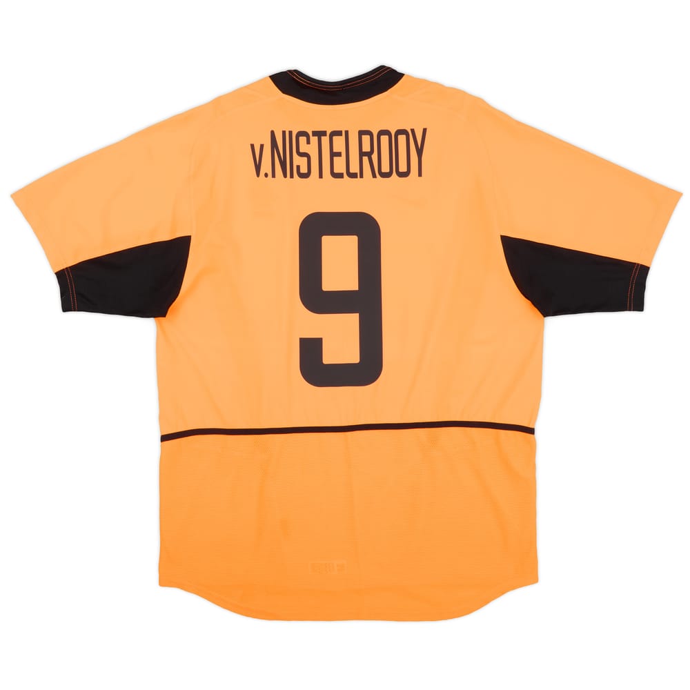 2002-04 Netherlands Home Shirt V.Nistelrooy #9 - 9/10 - (XL)