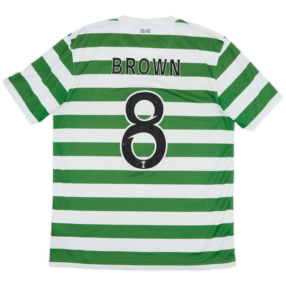 2012-13 Celtic '125th Anniversary' Home Shirt Brown #8 - 5/10 - (M)