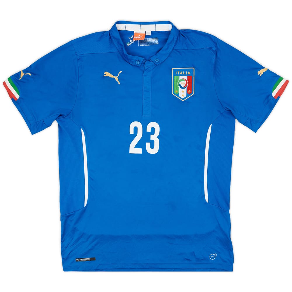2014-15 Italy Home Shirt #23 - 5/10 - (XL)