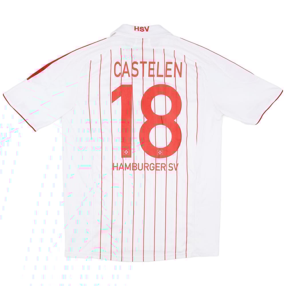 2007-08 Hamburg Home Shirt Castelen #18 - 7/10 - (M)