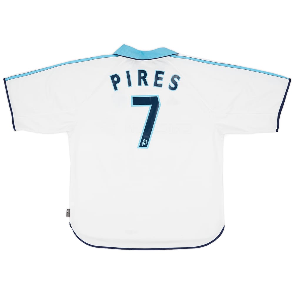 1999-00 Olympique Marseille Home Shirt Pires #7 - 8/10 - (XL)