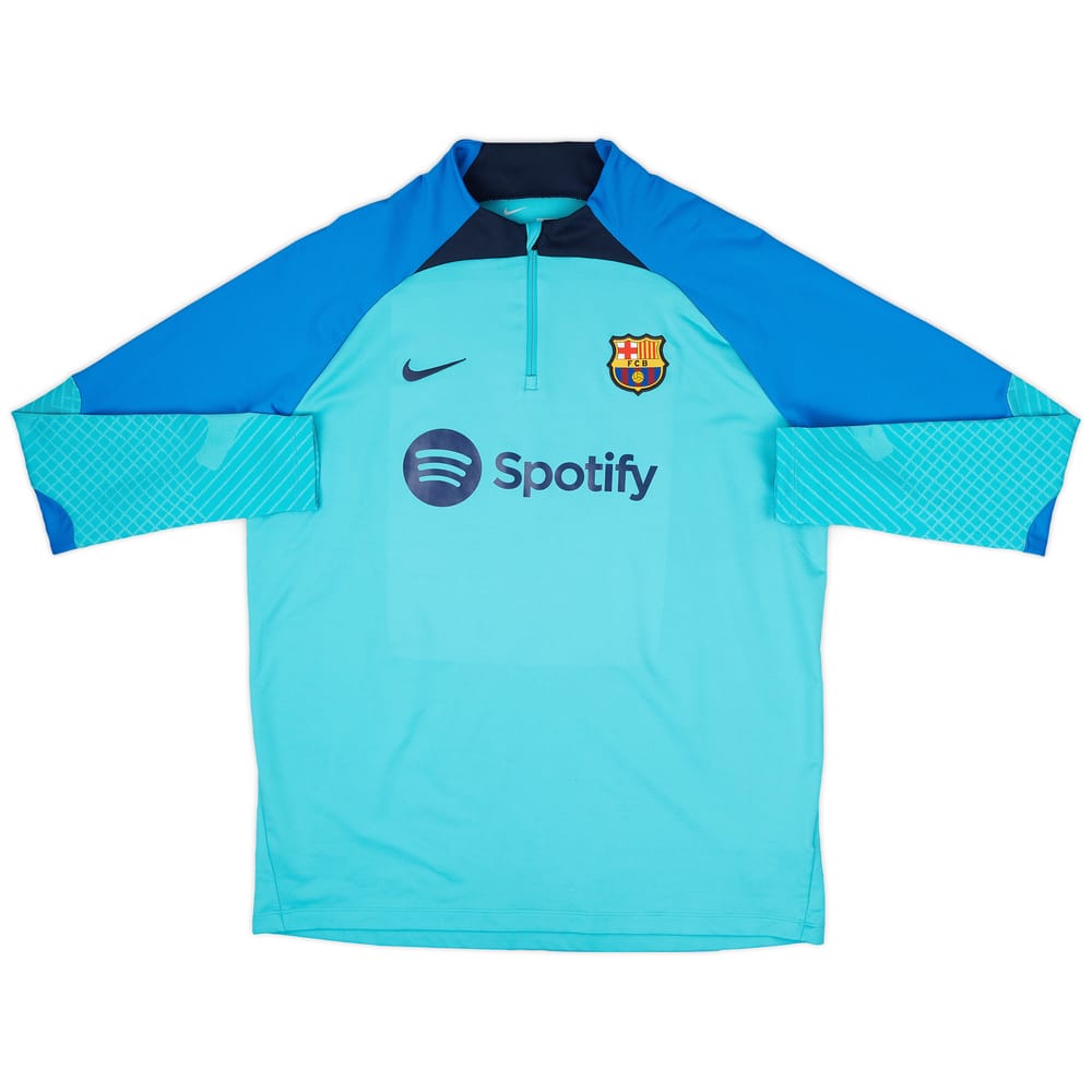 2022-23 Barcelona Nike 1/4 Zip Drill Top - 10/10 - (XL)