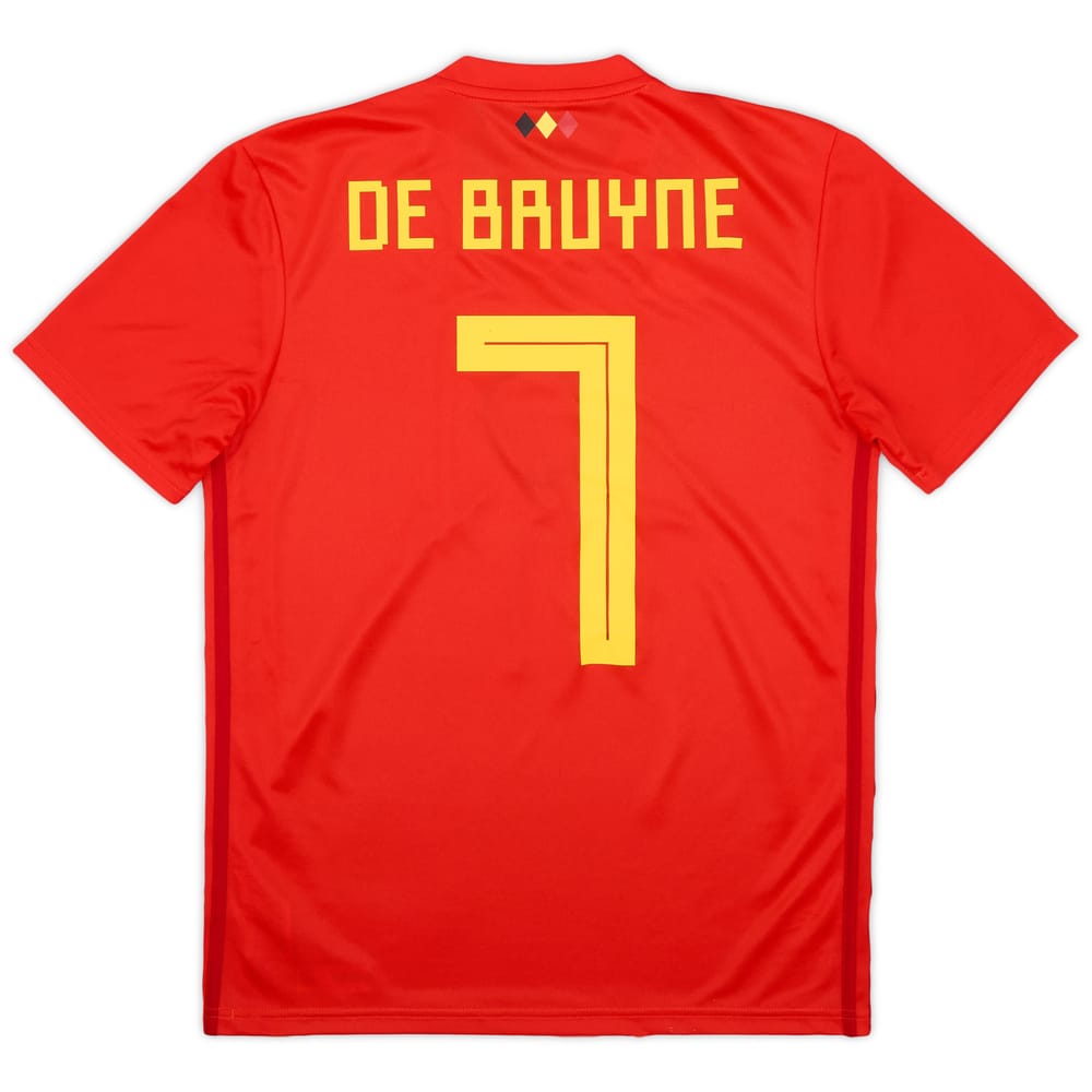 2018-19 Belgium Home Shirt De Bruyne #7 (S)