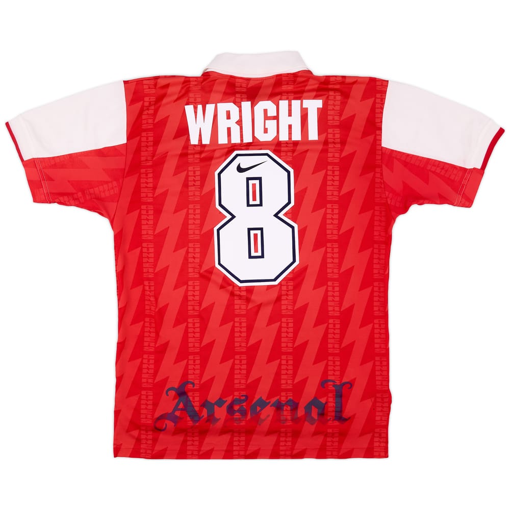 1994-96 Arsenal Home Shirt Wright #8 - 6/10 - (M)