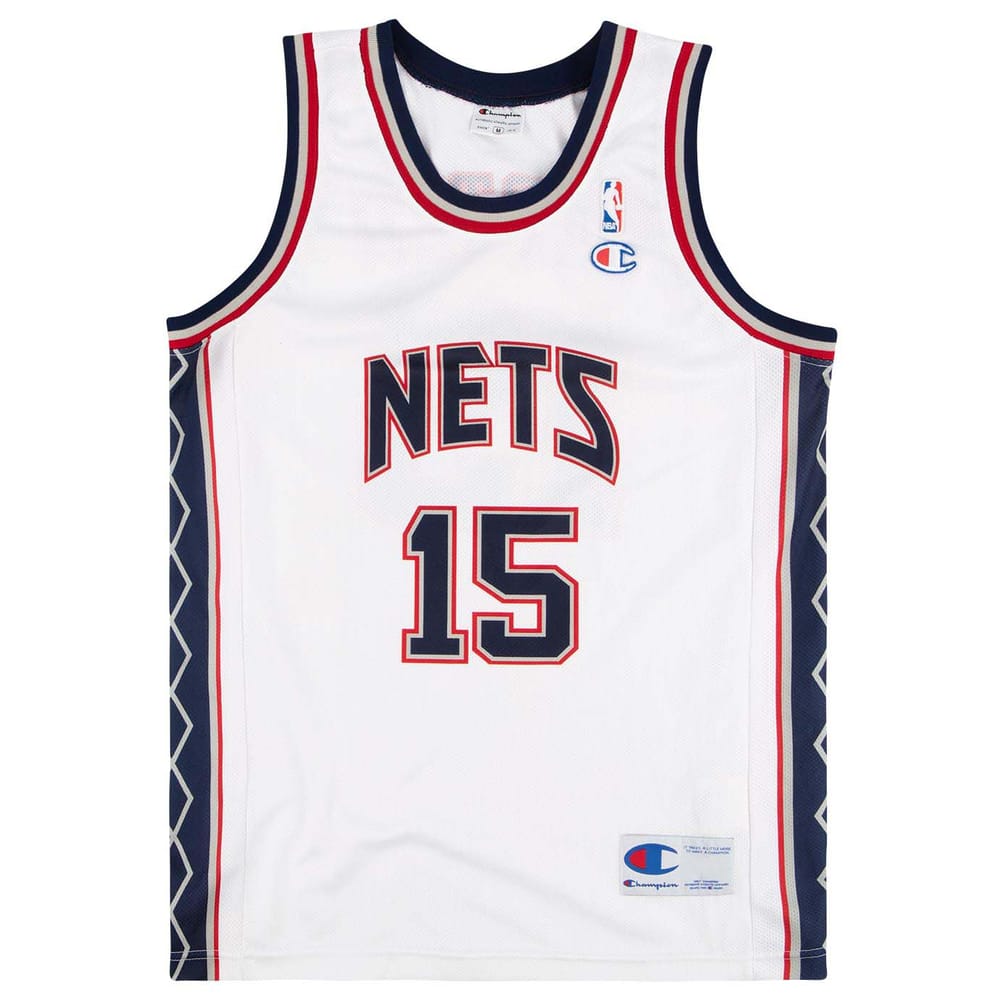 2004-09 New Jersey Nets Carter #15 Champion Jersey (Home) XS