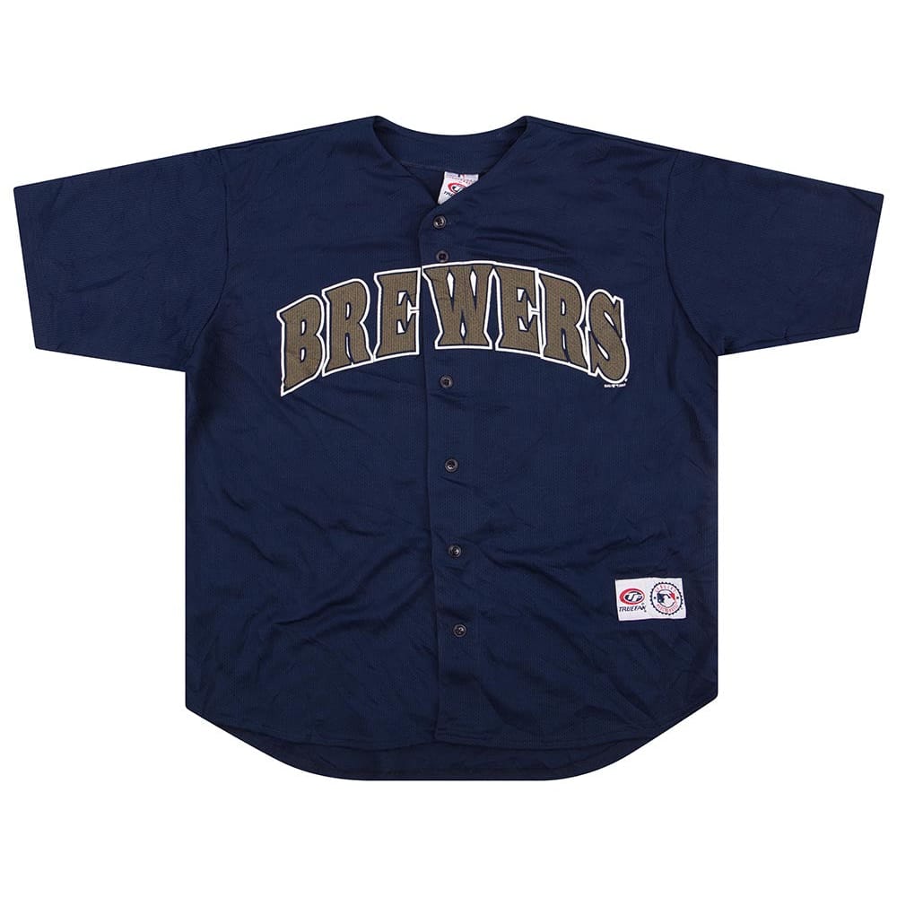 2002 Milwaukee Brewers Jenkins #5 True Fan Jersey XL