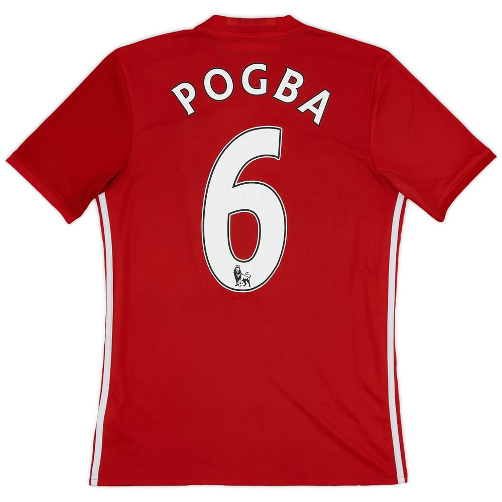 2016-17 Manchester United Home Shirt Pogba #6 - 6/10 - (S)