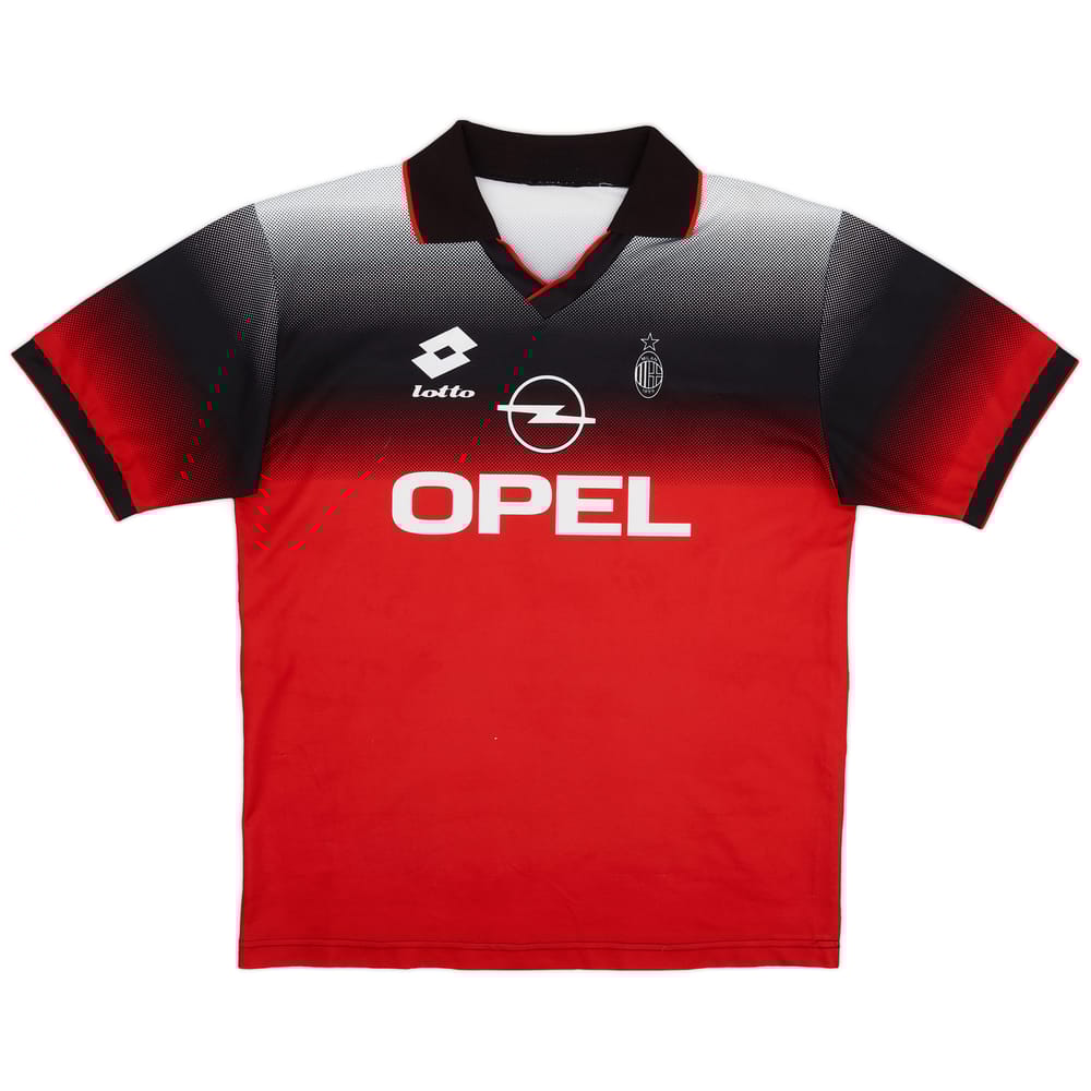 1995-96 AC Milan Lotto Training Shirt - 8/10 - (XL)