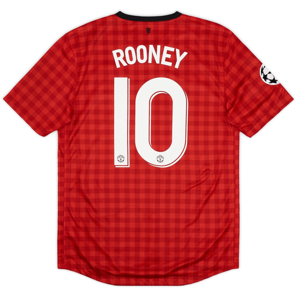 2012-13 Manchester United Home Shirt Rooney #10 (M)