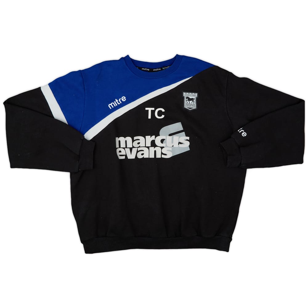 2008-09 Ipswich Mitre Staff Issue Sweat Top TC - 7/10 - (L)