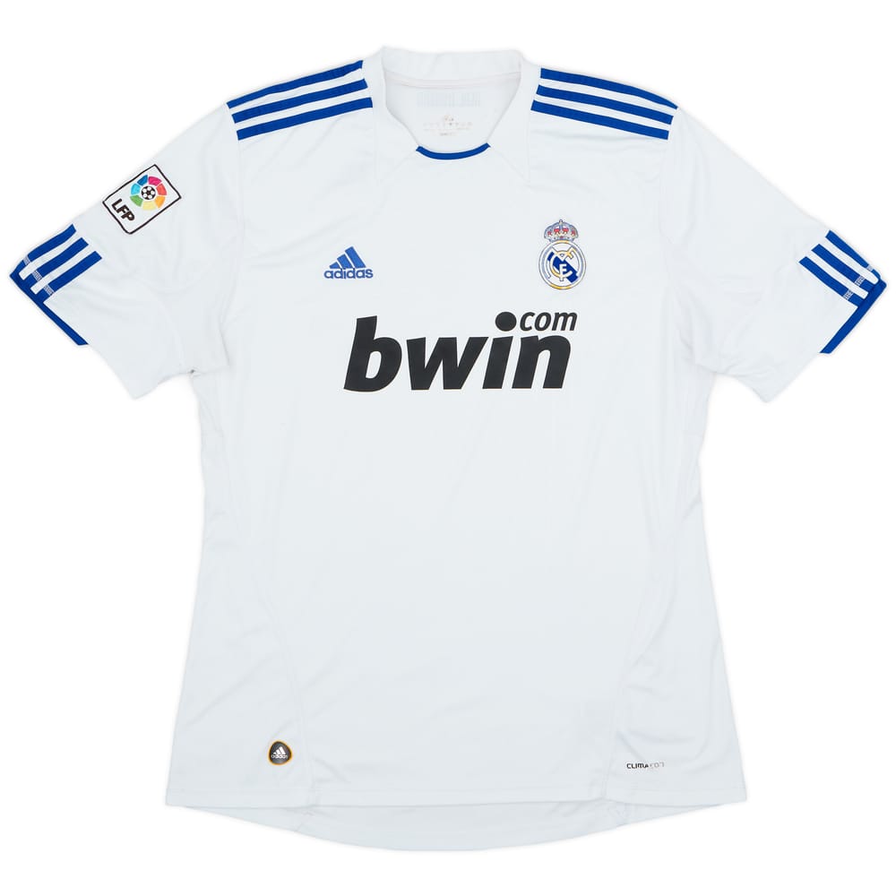 2010-11 Real Madrid Home Shirt - 4/10 - (XL)