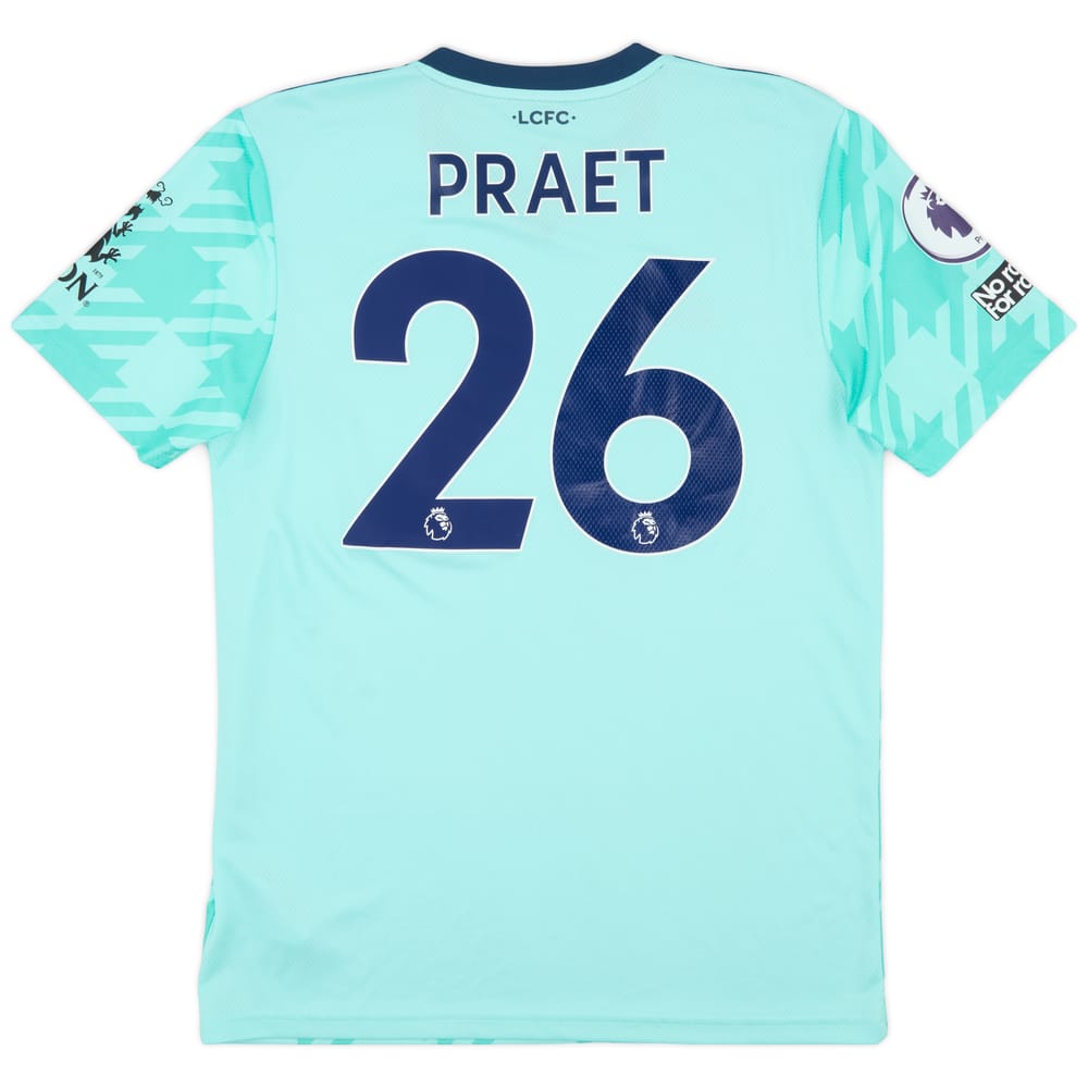 2021-22 Leicester Match Issue Away Shirt Praet #26
