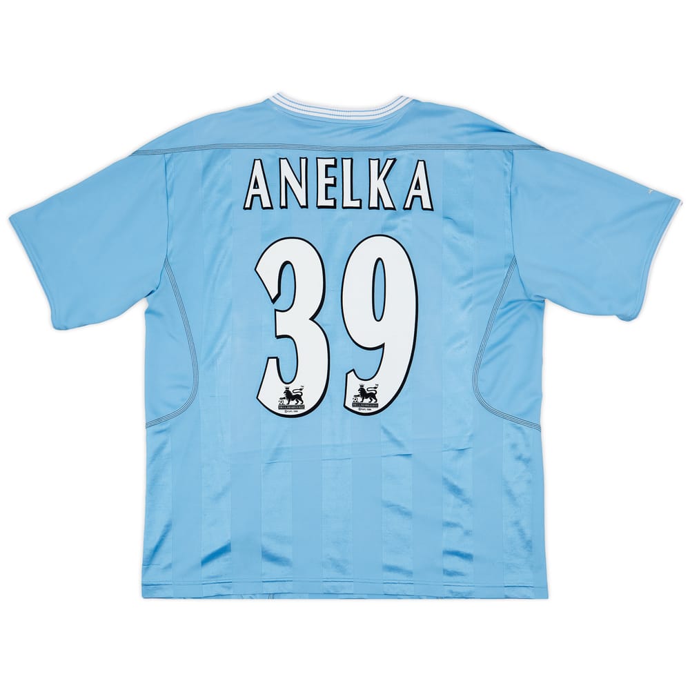 2003-04 Manchester City Home Shirt Anelka #39 - 7/10 - (XL)