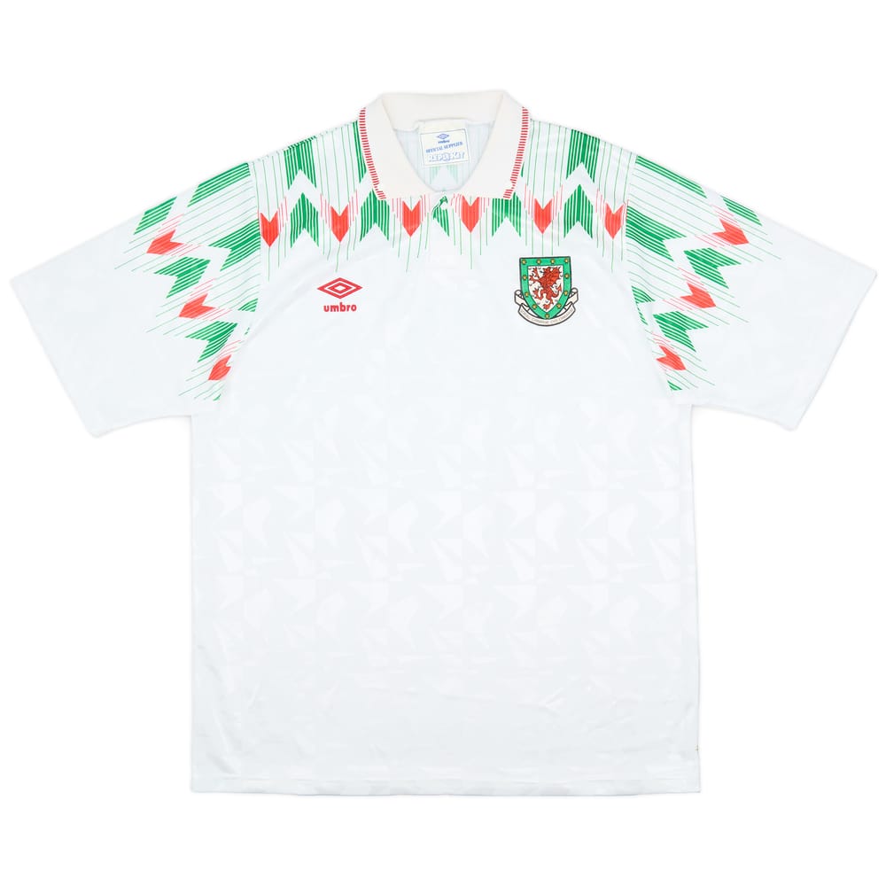 1990-92 Wales Away Shirt - 9/10 - (XL)