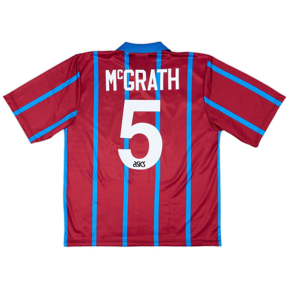 1993-95 Aston Villa Home Shirt McGrath #5 - 8/10 - (L)