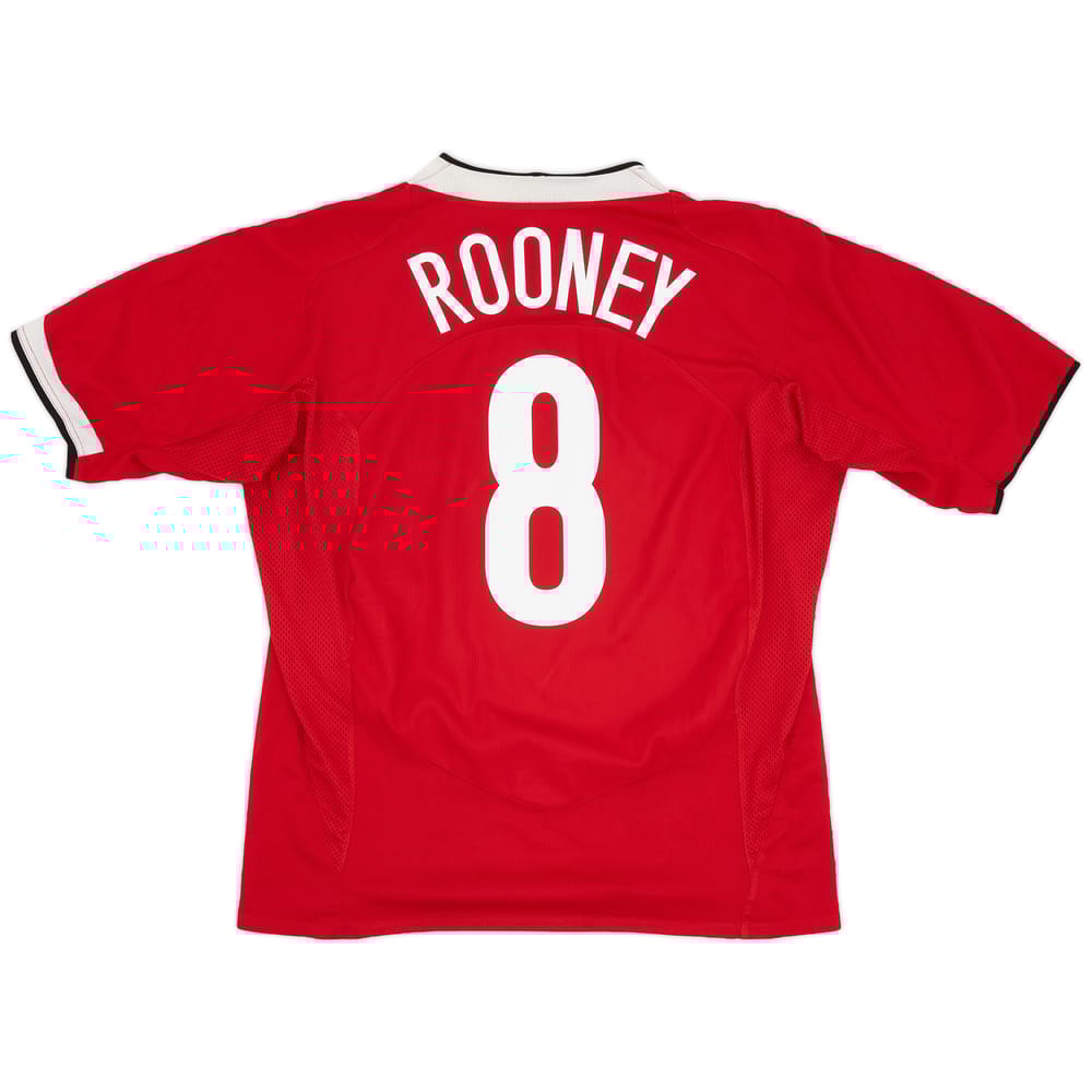 2004-06 Manchester United Home Shirt Rooney #8 - 7/10 - (XL)