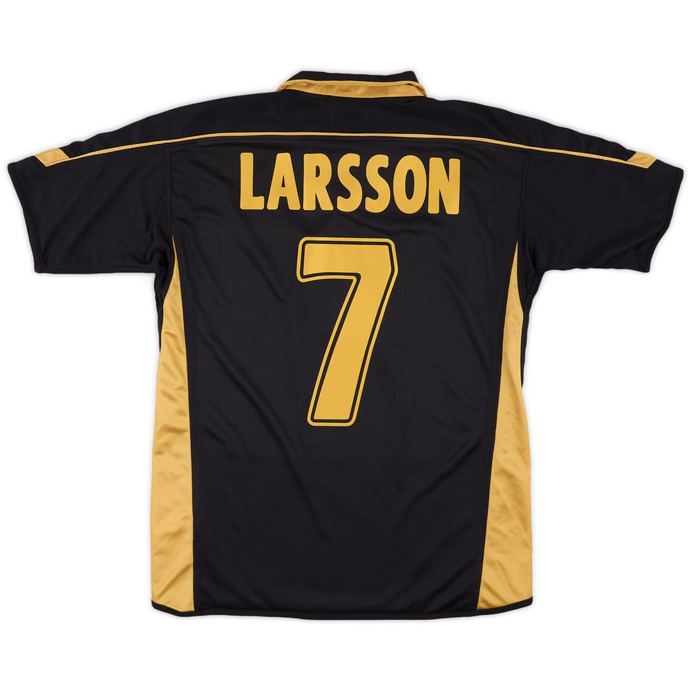 2003-04 Celtic Away Shirt Larsson #7 - 8/10 - (M)