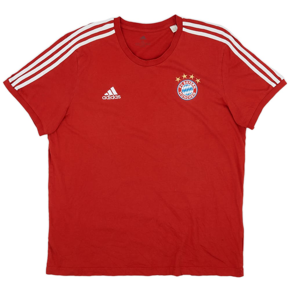 2020-21 Bayern Munich adidas Cotton Tee - 9/10 - (XL)