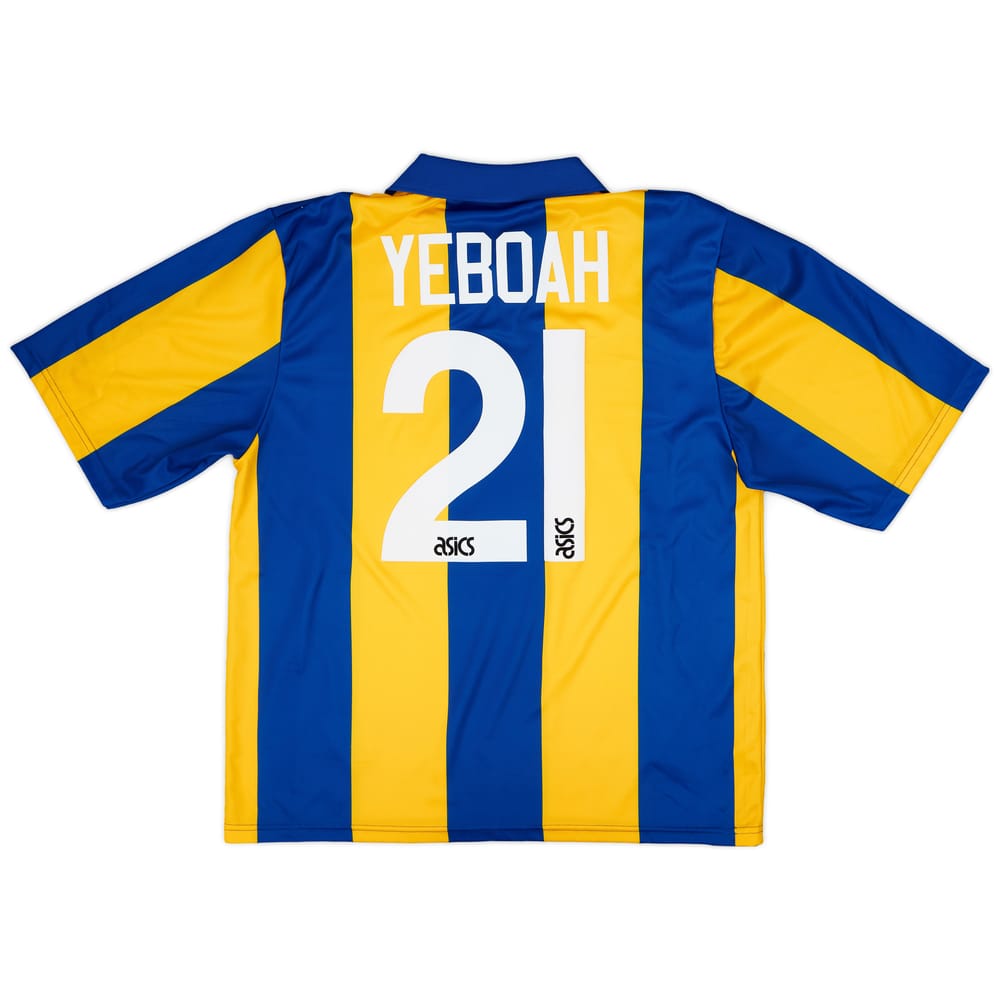 1993-95 Leeds United Away Shirt Yeboah #21 - 8/10 - (XL)