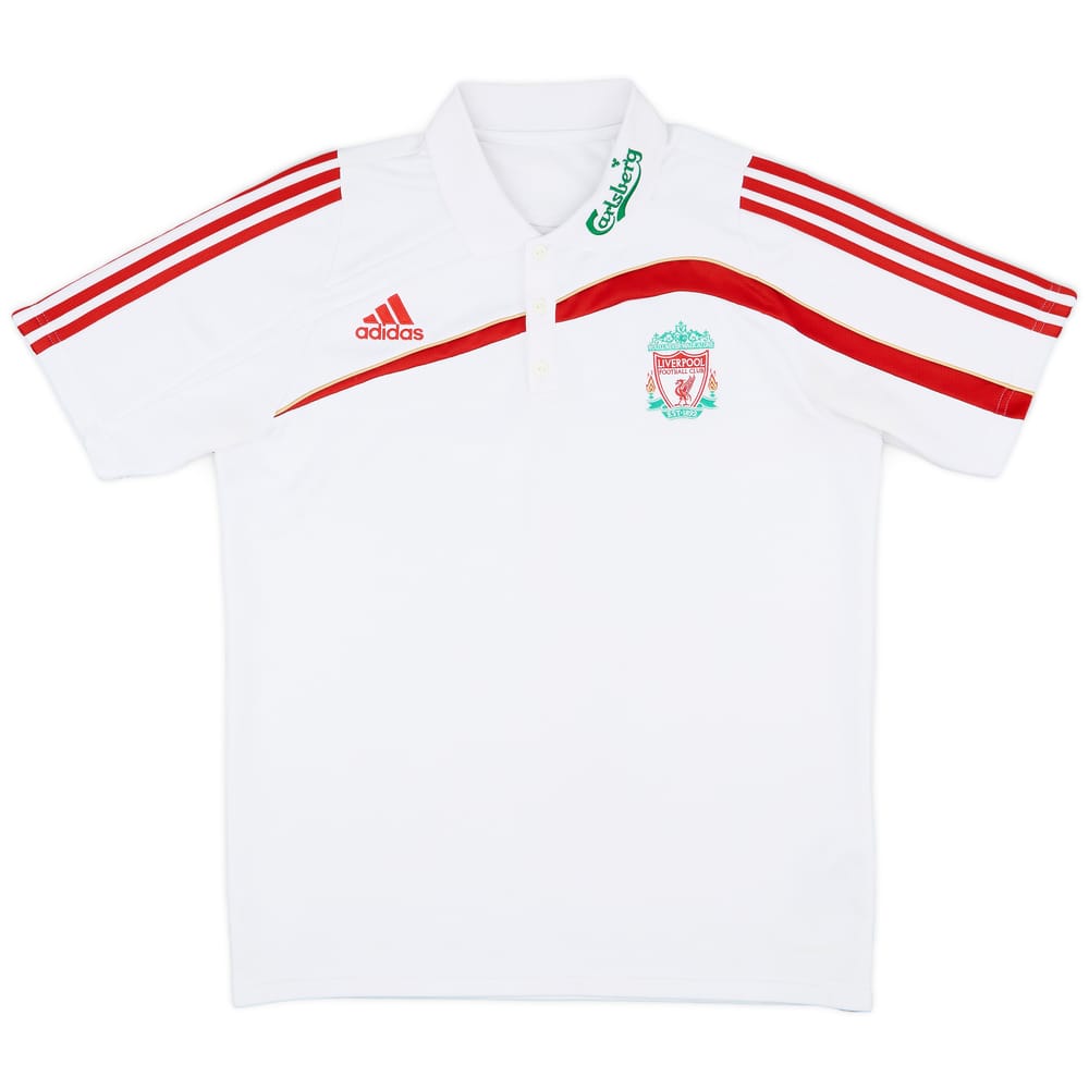 2009-10 Liverpool adidas Polo Shirt - 8/10 - (XL)