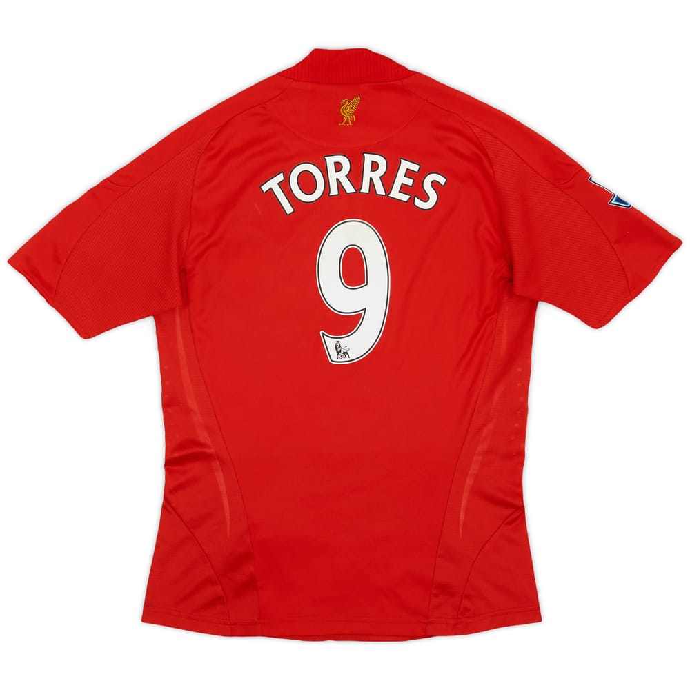 2008-10 Liverpool Home Shirt Torres #9 - 8/10 - (S.Boys)