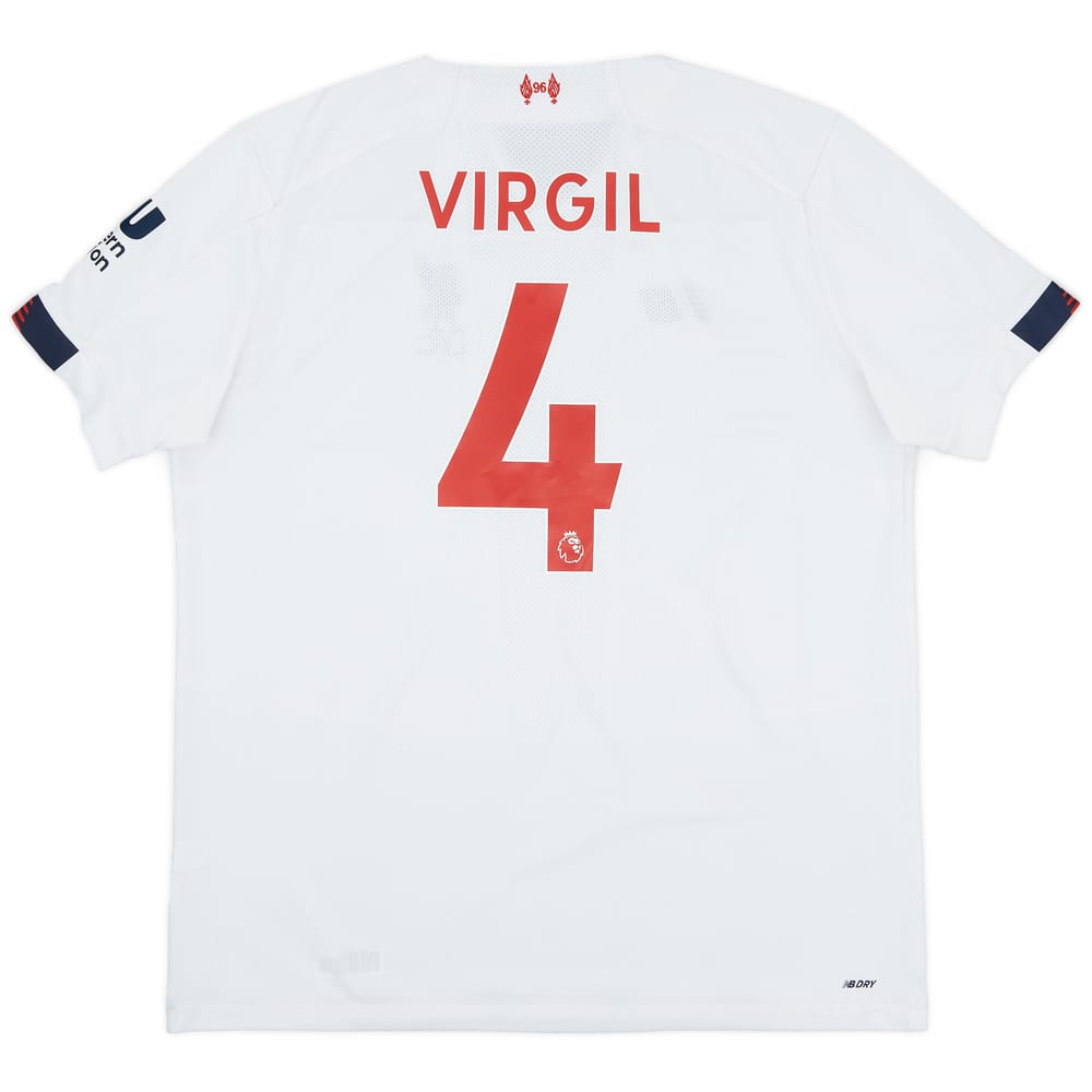 2019-20 Liverpool Away Shirt Virgil #4 - 8/10 - (XL)