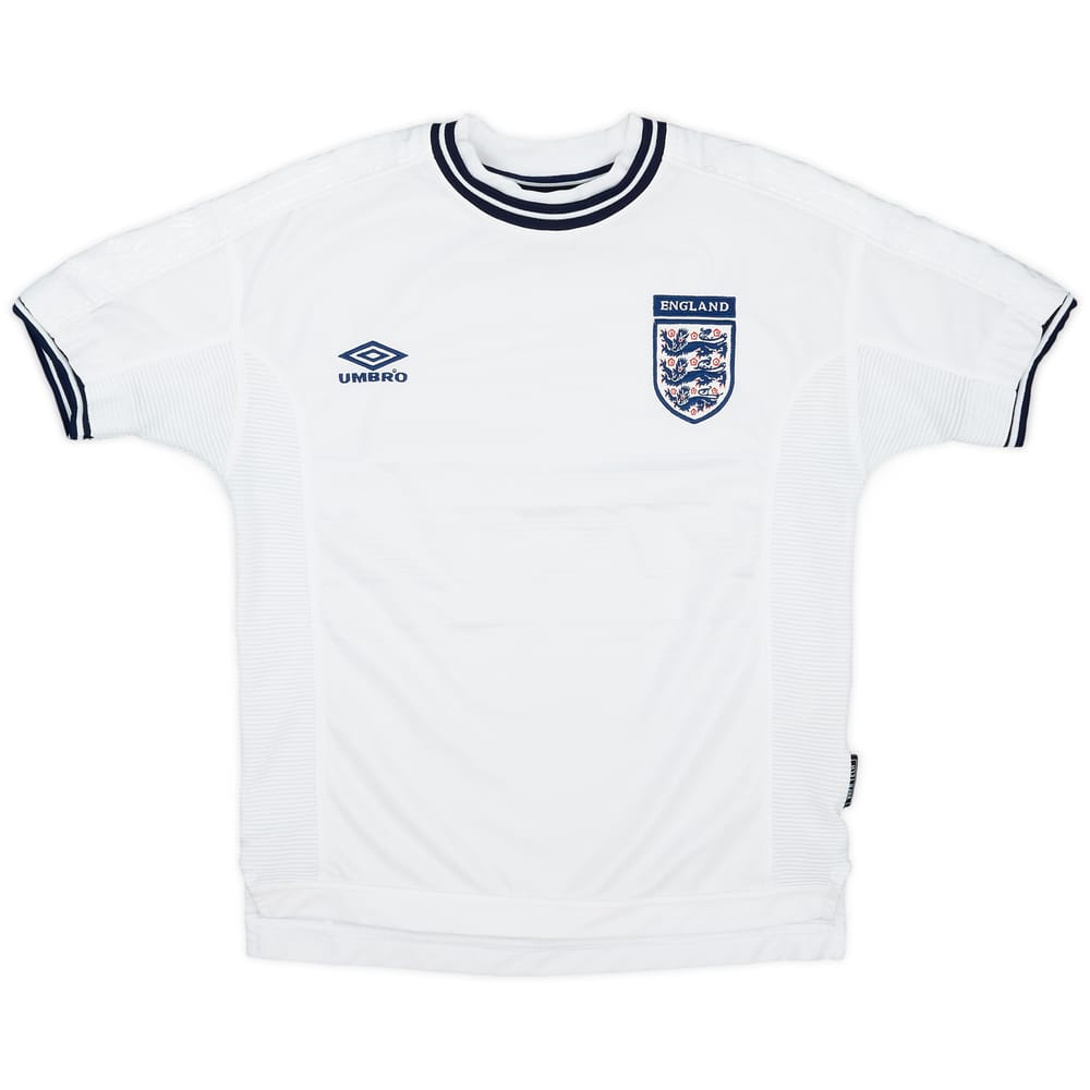 1999-01 England Home Shirt - 8/10 - (Y)
