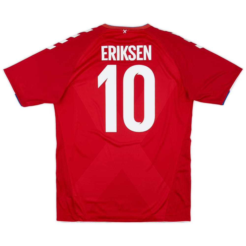2018-19 Denmark Home Shirt Eriksen #10 - 6/10 - (L)