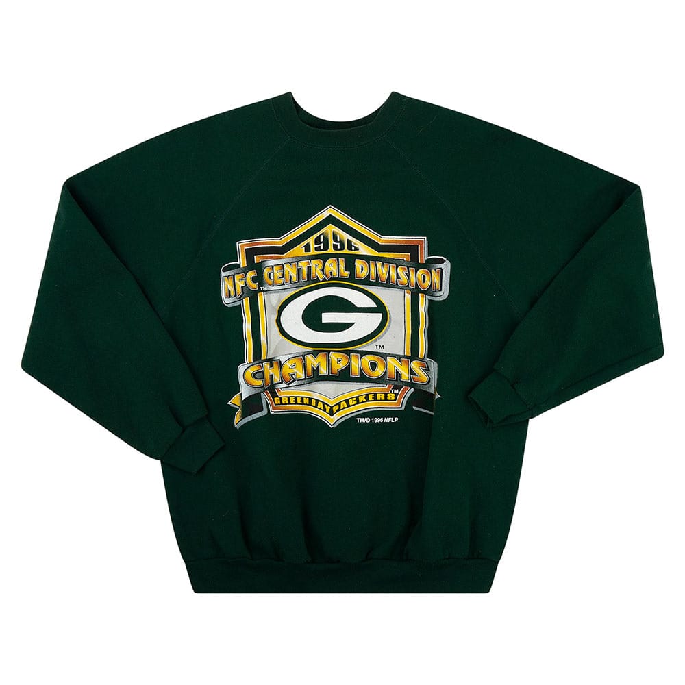 1996 Green Bay Packers NFC Central Division Champions Sweat Top XL