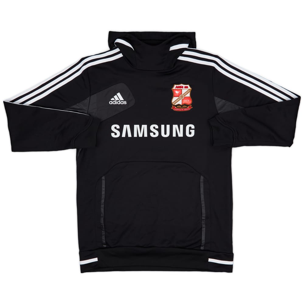 2012-13 Swindon adidas Hooded Drill Top - 9/10 - (L)